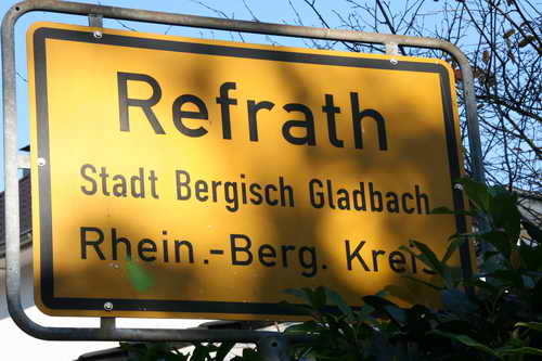 Refrath-Ortsschild